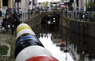 View over a waterway in Amersfoort, Netherlands photo