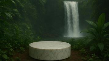 Product Display with Waterfall photo