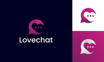 Modern C chat app icon logo design template for company identity vector