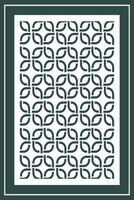 Jali Design for Graphic and Plywood, Partition, Cnc Router Design Foamsheet vector