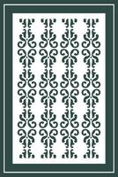 Jali Laser Cutting design, jali for graphic design, corner and border design and plywood partition foam, acrylic. vector
