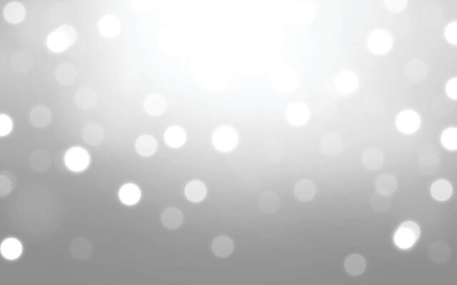 Elegant Silver Bokeh Background with Soft Glow. Minimalist Abstract Blur Light Effect Design. Background decoration
