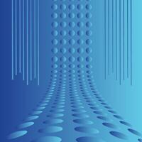 Smooth Blue drop shaped elements with watercolor texture. Abstract Curving Lines Modern Background vector