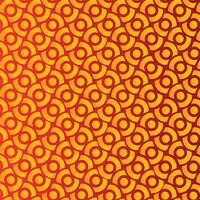 abstract trendy yellow circle shape pattern perfect for red background vector