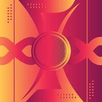 Abstract colorful background Yellow orange gradient color with circle shape gradiant illustration. yellow orange red maroon color gradiant background vector