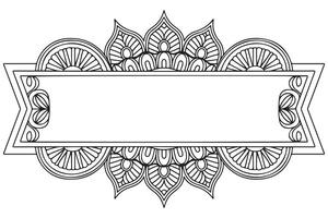 Boho pattern for background, decorations,banner,coloring book vector