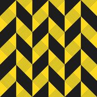 Black and yellow geometric pattern design vector