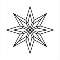 Celestial Star Pattern vector