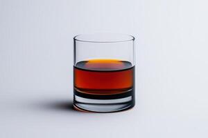 Enjoying a classic drink in a stylish glass during an intimate gathering at home photo