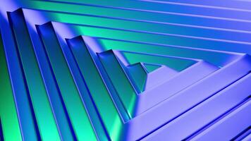 3D Triangle Stripe Pattern with Gradient Colors video