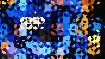 Modern seamless loop animated pattern with multicolor geometric shapes video