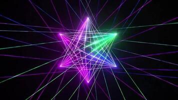 A seamless looping motion background featuring a soft and colorful array of lights that continuously change and shift, creating a dynamic, vibrant ambiance. video
