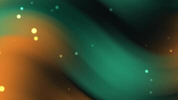 Dynamic Flow Emerald Gold Motion Loop Background, luxury in blurry green and brown gold colors, suitable for luxury brand video