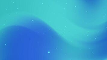 Ocean Blue Green Gradient Abstract Background with Light Particle video