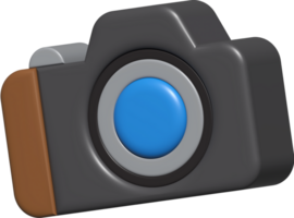 camera 3d icon, emoji camera for message social png