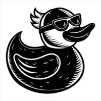 Rubber Duck Sunglasses vector