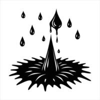 Splashes jet and drops of milk vector