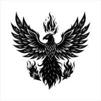 Phoenix Rising from the Ashes vector