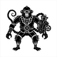 Steampunk Monkey Vectors