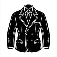 Double Breasted Suit vector