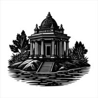 Ruins of an Ancient Temple vector