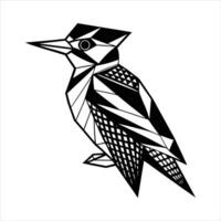 Folded Paper Bird vector