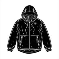 Wind Jacket Mockup Illustrations vector