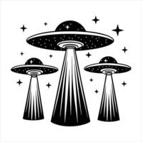 Unidentified Flying Objects Ufos vector