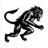 monkey running vectors