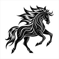 Abstract Horse Background vector