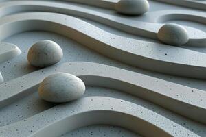 A group of white balls on a surface photo