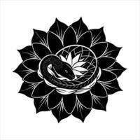 Coiled Snake Tree vector