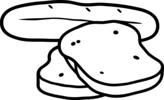 Potatoes in a Bowl with Spoon Simple Line Art Design vector