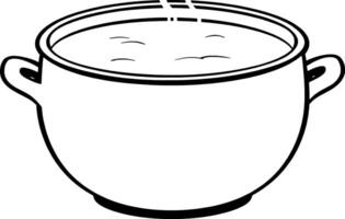 Simple Line Drawing Of A Watermelon Slice Perfect For Summer vector