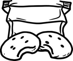 A Bowl Of Rice With Chopsticks Simple Line Art Design vector