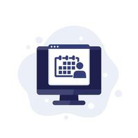 MAU, Monthly Active Users icon vector