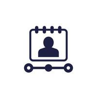 MAU icon, Monthly Active Users vector