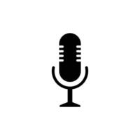 Microphone, for podcast, simple, illustration vector