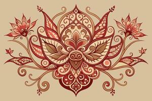 adelicate, intricate design representing fragility and delicacy vector