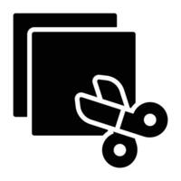 Simple Craft glyph icon. The icon can be used for websites, print templates, presentation templates, illustrations, etc vector