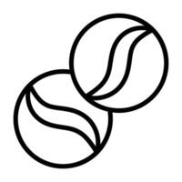 Simple Marbles outline icon. The icon can be used for websites, print templates, presentation templates, illustrations, etc vector