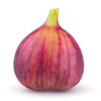 Fresh figs isolated on white background photo