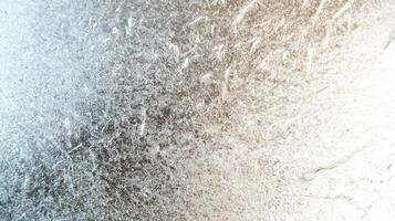 Frosted Ice Texture Background Transition - Abstract Blue Gray Crystal Pattern Fading Across Surface Design photo