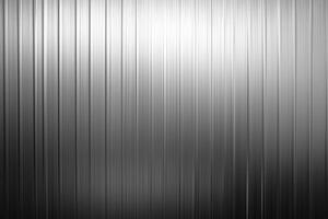 Dark Corrugated Metal Texture Gradient - Abstract Vertical Ribbed Panels Fading to Black Background Design photo
