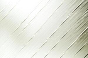White Diagonal Grooved Texture Background - Abstract Clean Surface with Parallel Lines Pattern Design Element photo