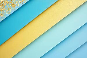 Gradient pastel blue and gold line backgrounds abstract texture photo