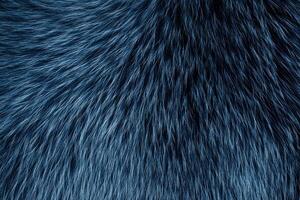 Blue fur texture, top view. photo