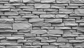 Natural stone masonry texture in soft gray hues. photo