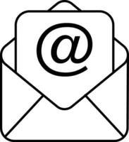 MailUser Interface Line Icons Pack and Illustrations vector