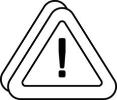 Caution User Interface Line Icons Pack and Illustrations vector